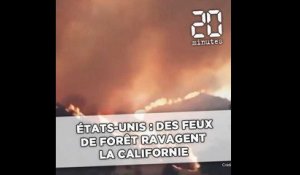 Californie: 5.000 pompiers combattent d'énormes feux de forêt
