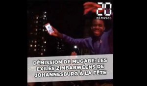 Démission de Mugabe: Les exilés zimbabwéens de Johannesburg à la fête
