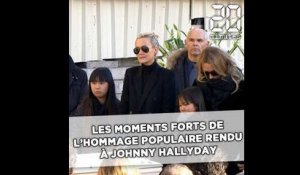 Les moments forts de l'hommage populaire rendu à Johnny Hallyday