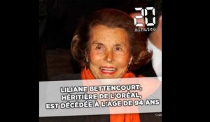 Liliane Bettencourt, héritière de l'Oréal et 2e fortune de France est décédée
