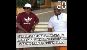Samuel L. Jackson et Magic Johnson pris pour des migrants dépensiers en Italie