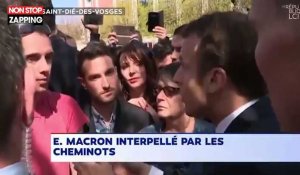 Échange tendu entre Emmanuel Macron et des cheminots (Vidéo)