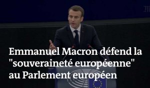 « Notre responsabilité est d'organiser un vrai débat européen », dit Emmanuel Macron au Parlement européen