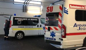 Exercice attentat à Lorient: la prise en charge des blessés aux urgences