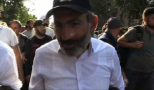 Arménie: Pachinian en tête de cortège avant un vote crucial