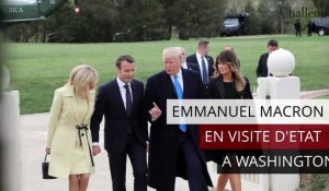 La première visite officielle tout en symboles des Macron aux Etats-Unis