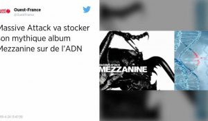 Massive Attack va stocker son mythique album Mezzanine sur de l'ADN.