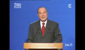 Déclaration officielle de Jacques Chirac