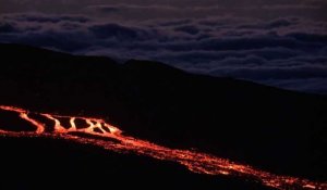 La Réunion : Le Piton de la Fournaise en éruption