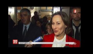 Primaires socialistes : Ségolène Royal soutient François Hollande pour le 2ème tour