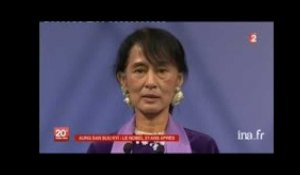 [Aung San Suu Kyi recue à Oslo 21 ans après obtenu le prix Nobel de la paix]