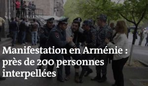 Manifestation contre le premier ministre en Arménie, près de 200 personnes interpellées
