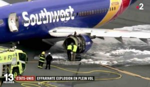 Un réacteur d'avion explose en plein vol - ZAPPING ACTU HEBDO DU 21/04/2018