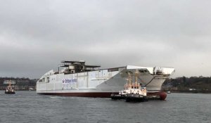 Brittany Ferries. L'architecte naval Brice Robinson explique l'intérêt du gaz naturel liquéfié (GNL)