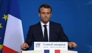 "Gilets jaunes": besoin d'un retour à la normale (Macron)