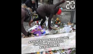 Attentat de Strasbourg: Des centaines de personnes réunies en hommage aux victimes