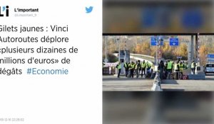 Gilets jaunes. Vinci autoroutes déplore « plusieurs dizaines de millions d'euros » de dégâts