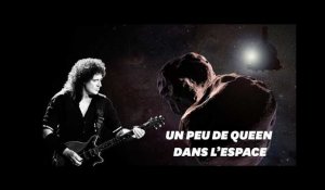 Le guitariste de Queen Brian May a écrit un hymne pour le survol de cet astéroïde