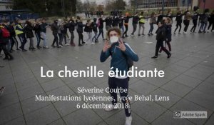 Rétro des photographes: le mouvement des lycéens à Lens