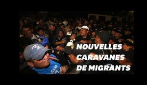 Deux nouvelles caravanes de migrants honduriens en route vers les États-Unis