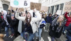 Youth For Climat à Bruxelles: 12.000 écoliers dans la rue