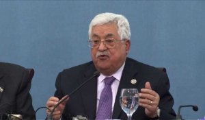 Le président palestinien rencontre des activistes israélien