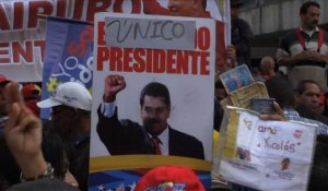 Des Vénézuéliens descendent dans la rue pour soutenir Maduro