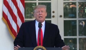 Trump annonce un accord temporaire de fin du "shutdown"