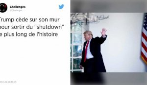 États-Unis. Donald Trump signe un accord mettant fin au shutdown sans renoncer à son mur