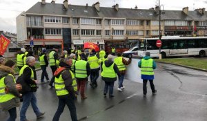Saint-Lô. 150 Gilets jaunes ont manifesté dans les rues 