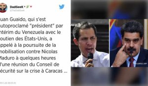 Venezuela. Juan Guaido appelle à la mobilisation contre Nicolas Maduro, l'ONU se réunit à New York