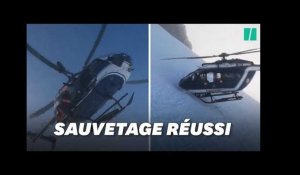 Cet incroyable sauvetage en hélicoptère à Chamonix impressionne dans le monde entier