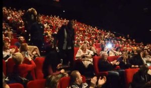 Saint-Omer: Omar Sy et Philippe Godeau à Ociné pour l'avant-première de "Yao"