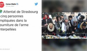 Attentat de Strasbourg. Interpellation de cinq personnes soupçonnées d'avoir fourni l'arme à Chérif Chekatt