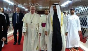 Le pape François à Abou Dhabi pour une visite historique