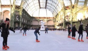 A Noël, Paris patine sous la verrière du Grand-Palais