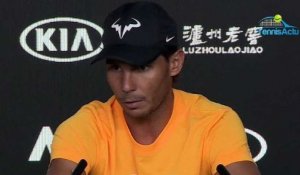 Open d'Australie 2019 - Rafael Nadal : "Un bon test Alex De Minaur et j'ai réussi à jouer"