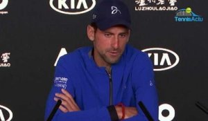 Open d'Australie 2019 - Novak Djokovic : "Stefanos Tsitsipas est un phénomène"