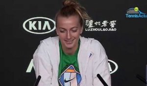 Open d'Australie 2019 - Petra Kvitova : "Je suis contente d'en être là !"