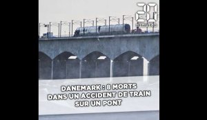Danemark: Huit morts dans un accident de train sur un pont