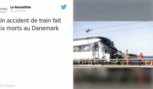 Danemark. Un accident de train survenu sur un pont fait six morts