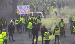 "Gilets jaunes": mobilisation nationale à Bourges (1)