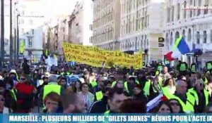 Marseille : plusieurs milliers de « gilets jaunes » réunis pour l'acte IX