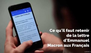 Grand Débat National : Ce qu'il faut retenir de la lettre aux Français d'Emmanuel Macron