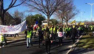 Gilets jaunes : les manifestants arlésiens rejoignent Nîmes