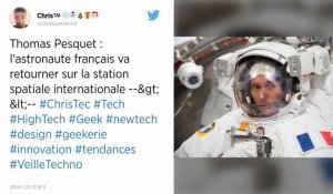 Thomas Pesquet vers un nouveau vol de six mois dans l'espace en 2020
