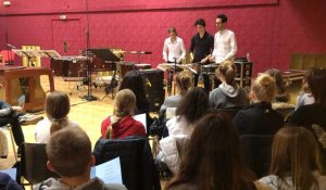 Deauville. Concert de percussions par le Trio Xénakis 