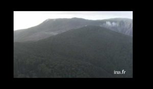 Costa Rica : flanc et cratère du volcan Poas