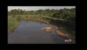 Kenya : rivière sillonnant dans la plaine 2/2