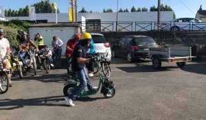 Départ du 8e rallye solex